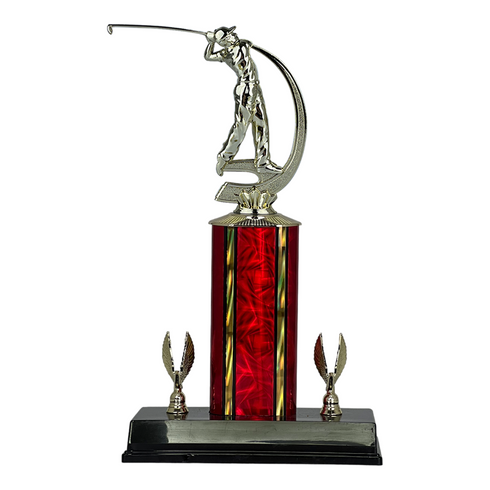 Trofeo de Tubo con Figura Serie 441 de Golf